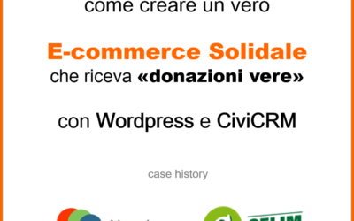 Come creare un vero Ecommerce solidale che riceva “donazioni vere”.